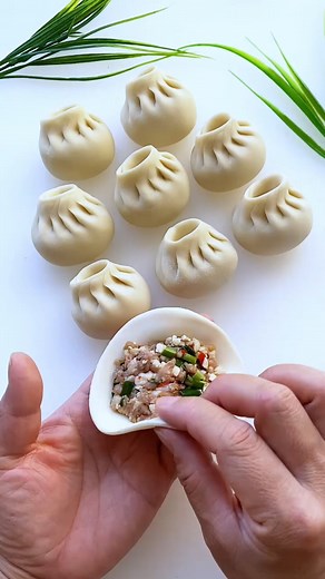 Mini dumpling packing in circle! 598 | Maco Cake