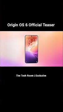 Origin OS 6 Official Teaser with all features | Origin OS 6 first look | The Tech Room #originos6