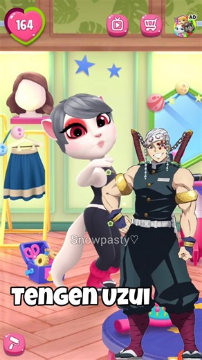 Tengen Uzui cosplay by Angela ✨💙 #demonslayer #tengenuzui #shorts