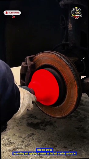 Brake Disc Cleaning Tool Cone Polishing Tool for Precision Hub & Rotor Cleaning