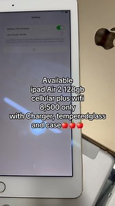 AVAILABLE ipad Air 2 128gb simslot All good working, unit comes with charger temperedglass and case♥️♥️♥️ 2ndhand original♥️♥️♥️ 8,500 lng😊 pwdng pwd sa mga bata, pwdng pwd pang ML, roblox, Scatter😅,pubG, youtube, tiktok etc open for COD/COP nationwide guys🍎 | Jhamers gadget II