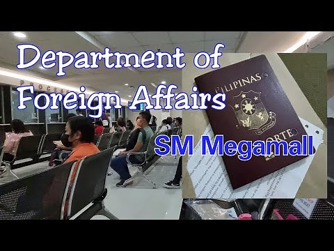 Passport New Application/Renewal at DFA SM MEGAMALL