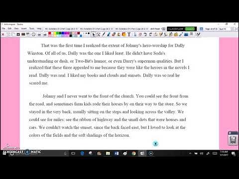 Outsiders chapter 5 audio