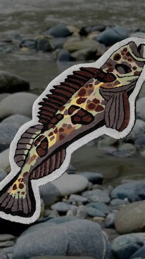 Mackenzie on Instagram: "Introducing the latest fug design - the lingcod! This one was so fun and challenging to create. It is on the site now. 🐟 #gonefishing #natureart #alaskaliving"