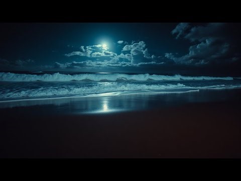 Gentle Waves Touching the Sand – Calming Ocean Sounds for Sleeping, Relaxing, and Healing