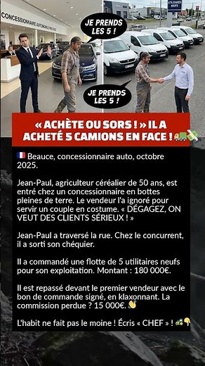 « ACHÈTE OU SORS ! » IL A ACHETÉ 5 CAMIONS EN FACE ! 🚛💸