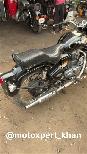 #shorts Fire Pataka! Short Punjab with C-Bend Pipe Modification | BS6 Bullet 350 to BS4 Modification