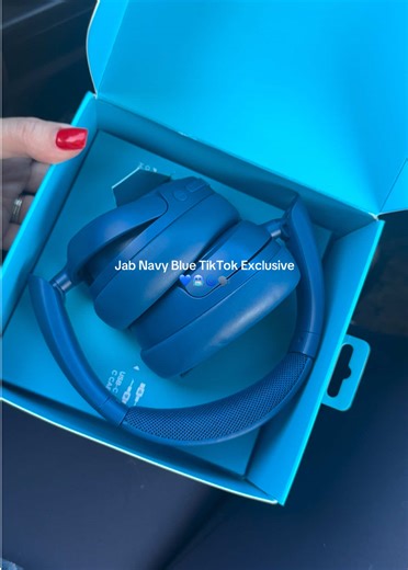 Not me obsessing over the exclusive navy blue drop only on TikTok. 💙 The JLab JBuds Lux Active Noise Cancellation Wireless Bluetooth Headphones in this navy color? You can’t just grab these anywhere — this shade is a TikTok exclusive and she is stunning. But they’re not just pretty. You get active noise canceling for when you need a minute, Be Aware mode for when the kids are yelling “mom!”, custom EQ to tweak your sound, over-ear comfort, foldable design, wireless wired option, and works with 
