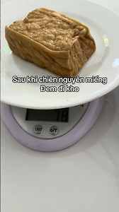 Calories from braised whole tofu #trending #calorieabsorption #calodauphukho #calodau #calodauphu...