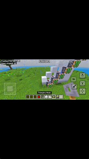 Automatic stair system in Minecraft #minecraft #stair