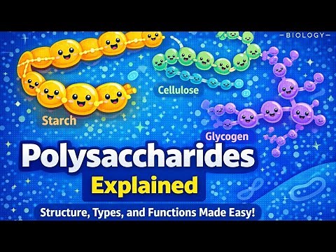 Polysaccharides Explained | Structure, Types & Functions