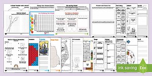 Activities for the First Week Back at School Grade 4/5