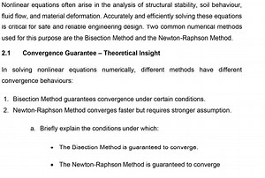 Briefly explain the conditions under which:The Bisection Meth... | Filo