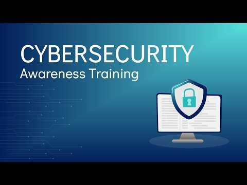Cybersecurity Awareness Training Animated PPT Template