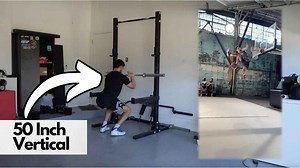 Full Vertical Jump Workout: Power Clean And Belt Squats