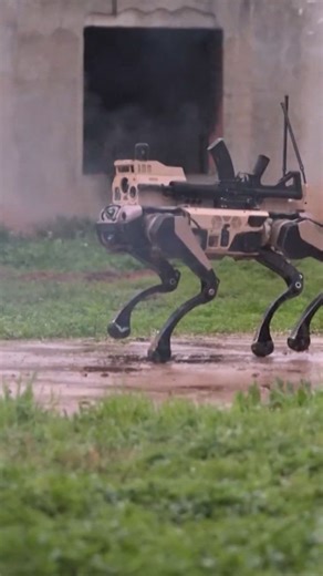China's army trains with robot dogs and attack drones