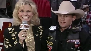 Chris Shivers is the king of high scoring bull rides. Watch the legend take on Trick or Treat with eaze at the 1999 World Finals for 96 points. | PBR