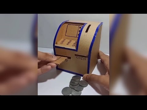 How to Make an ATM Machine Craft | DIY Cardboard ATM