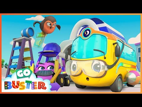 NEW! Rocket Buster Locked up in Jail | Go Buster - Bus Cartoons & Kids Stories