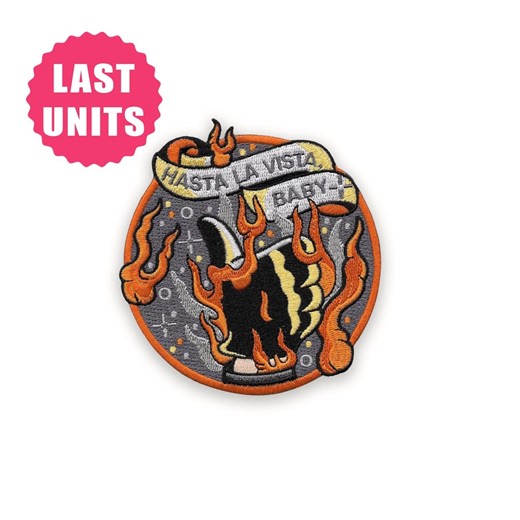 Terminator Fan Art Hasta La Vista Baby Iron on Patch - Etsy