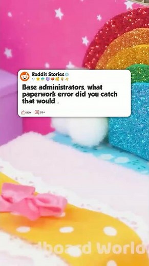 Base administrator what Paperwork error did you watch that would have caused #reddit