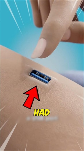 What If Your Arm Had a USB Port? Could It Charge Your Phone? ⚡📱