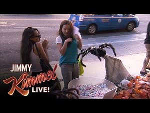 Halloween Candy Spider Prank