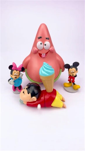 Satisfied unboxing and Reviews Mickey Mouse, Patrick Toys videos