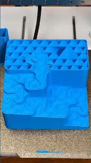 3D Printed Hilbert Curve Marble Run Fractal Ball Track
