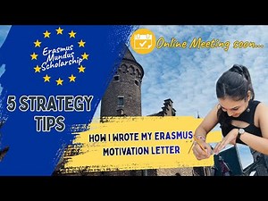 How I Wrote My Erasmus Motivation Letter | My Real LOM Examples + 5 Proven Tips #erasmusmundus #tips