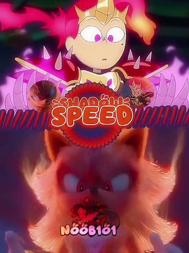 Calamity Sasha vs Super Shadow | Amphibia vs Sonic Movie 3 #amphibia #sonicmovie3 #vsbattle #edit