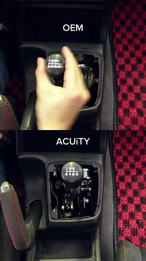 OEM vs ACUiTY (#8thgencivic shifters): A quick comparison of lateral play between OEM and ACUiTY 3-Way shifters in neutral and how both shift through gears 1-6 and R. On the ACUiTY #shifter, all adjustments are set to the middle of the range for knob height, shift throw, and gate spacing. Learn more about our short shifters by visiting our website! #cars #cartok #shortshifter #manualcar #acuityinstruments #carsoftiktok #carasmr #asmr #savethemanuals