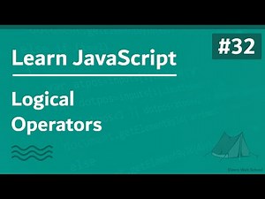 Learn JavaScript In Arabic 2021 - #032 - Logical Operators