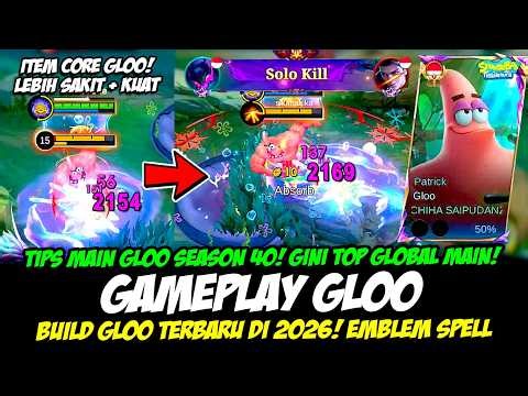 CARA MAIN GLOO SEASON 40❗TIPS ULTI GLOO SAKIT + KUAT❗BUILD GLOO TERBARU 2026❗TOP GLOBAL GLOO