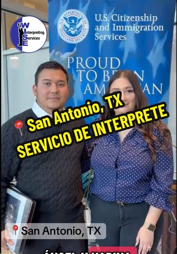 📍San Antonio, TX. Estamos disponibles para acompañarte a tu entrevista con USCIS . Llama al 📲(213)275-2753