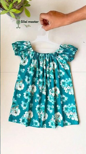 4 Year Baby Frock Cutting and Stitching Tutorial | Easy Baby Dress Making