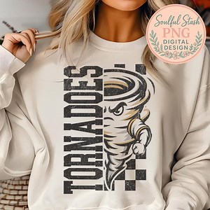 Half Tornadoes Mascot Design PNG, Fierce School Spirit Graphic, Tshirt Design, Shirt Graphic, Sublimation Design, Digital Download - Etsy
