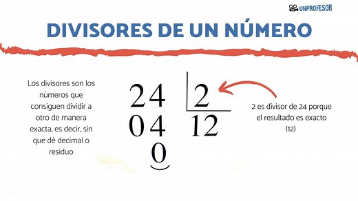 Qué son los DIVISORES de un número - [con EJEMPLOS y EJERCICIOS resueltos]