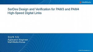 PAM3 와 PAM4 고속 디지털 링크를 위한 SerDes 설계 및 검증