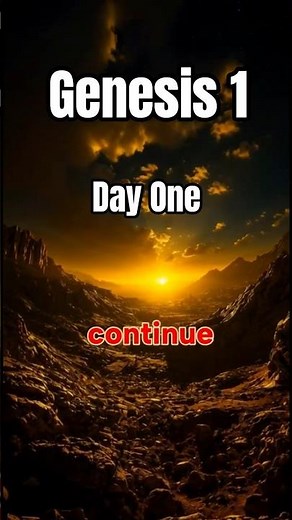 Genesis 1 | The First Day of Creation Explained