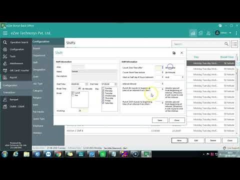 eZee Burrp Training - Backoffice