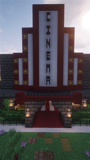 I Made A Fully Functioning Movie Theater in Minecraft