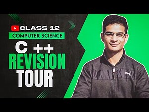 Class 12 Computer Science Chapter 1 C++ Revision Tour (1 video)