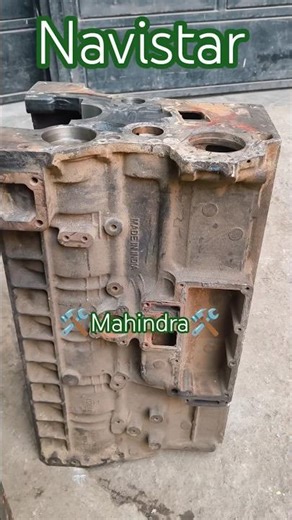 Mahindra Navistar | Engine Block Line Boring Process 💪 #shorts