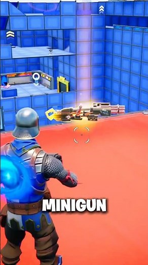 Spiele die mythische Secret Code Minigun auf Crazy Red VS Blue in Fortnite!😳