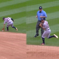 Altuve's athletic jump-throw
