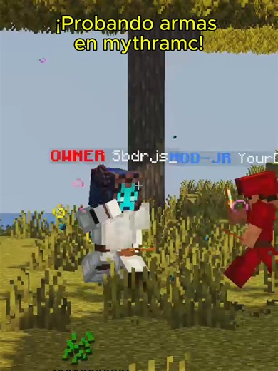 Recuerda usar /kit tiktok en el servidor. ⚔️ La ip es: MythraMC.refugenodes.com 🩷 ¡TE ESPERAMOS! ✨ #minecraft #servidor #custom #java #parati