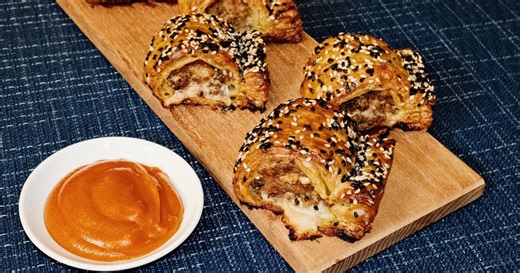 Curtis Stone's Chicken Sausage Rolls