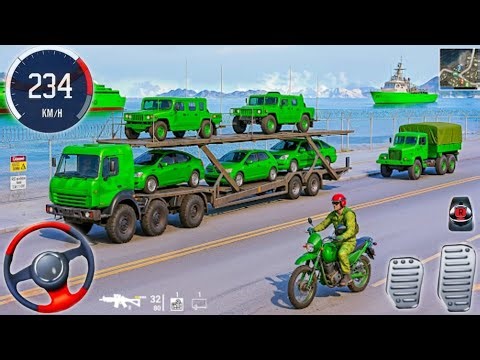 Army Vehicle Transport Simulator Game | Real Military Truck Driving Gameplay