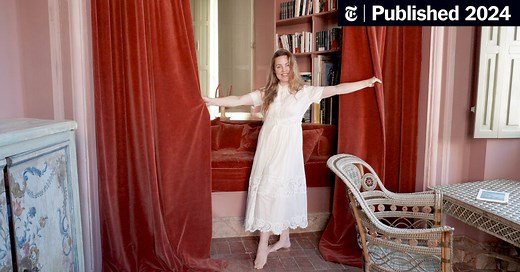 Melissa George Brings Cinematic Glamour to a 17th-Century French Manor